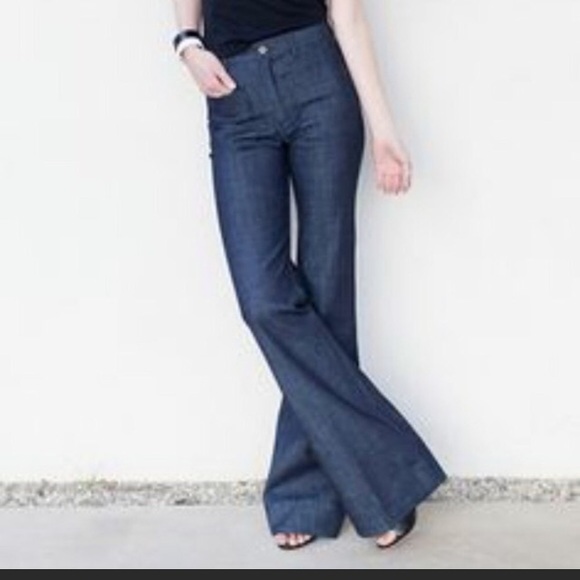 Emerson Fry Denim - Emerson fry sz 6 Welt pocket wide leg jeans NWOT